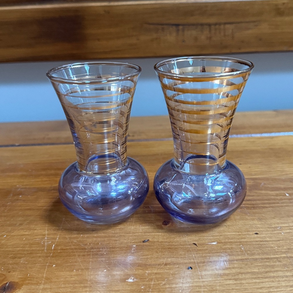 Vintage Bartlett Collins Bud Vases